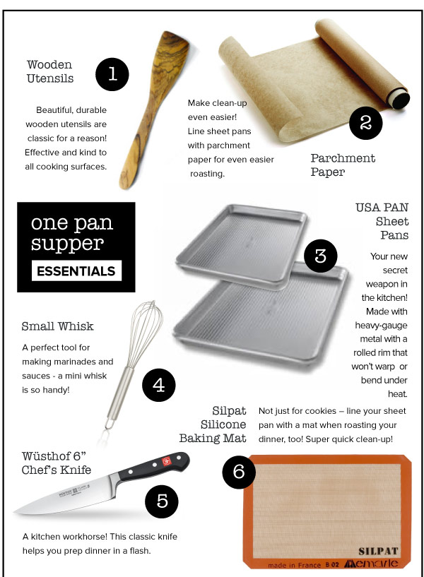 One Pan Supper Essentials