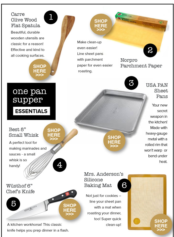 One Pan Supper Essentials