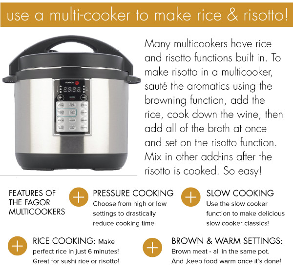 Use a MultiCooker