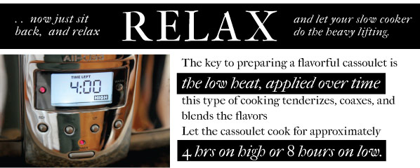 Relax and Slow Cook