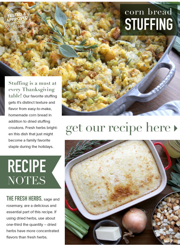 RECIPE: Corn Bread Stuffing