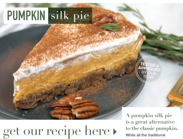 RECIPE: Pumpkin Silk Pie