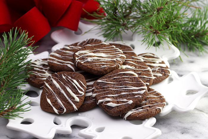 Mocha Shortbread Squares