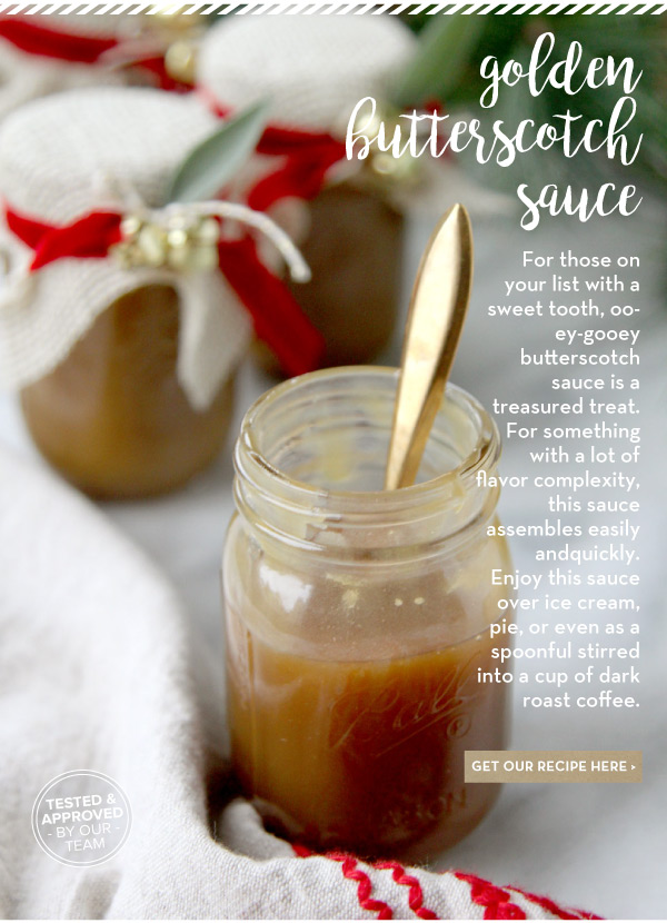 RECIPE: Golden Butterscotch Sauce