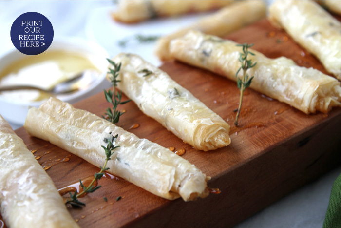 Baked Goat Cheese Roll-Ups