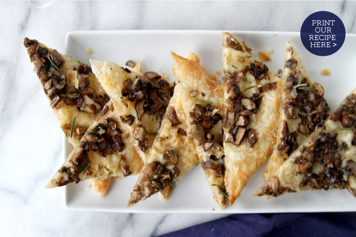 Mushroom & Gruyere Tart