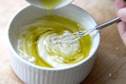 Whisking Aioli