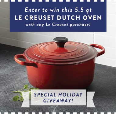 Le Creuset Giveaway