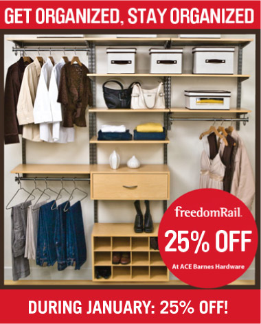 Freedom Rail Closet Systems