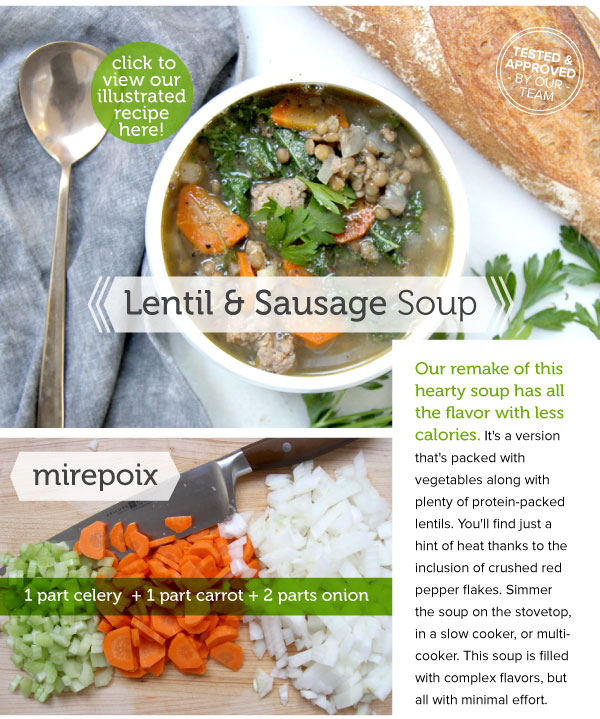 RECIPE: Lentil and Sausage Soup