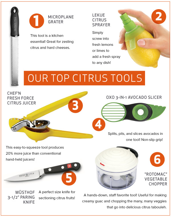 Our Top Citrus Tools