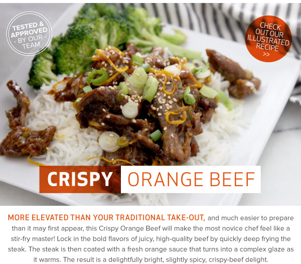 RECIPE: Crispy Orange Beef