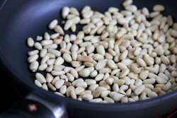 Toasting Pinenuts