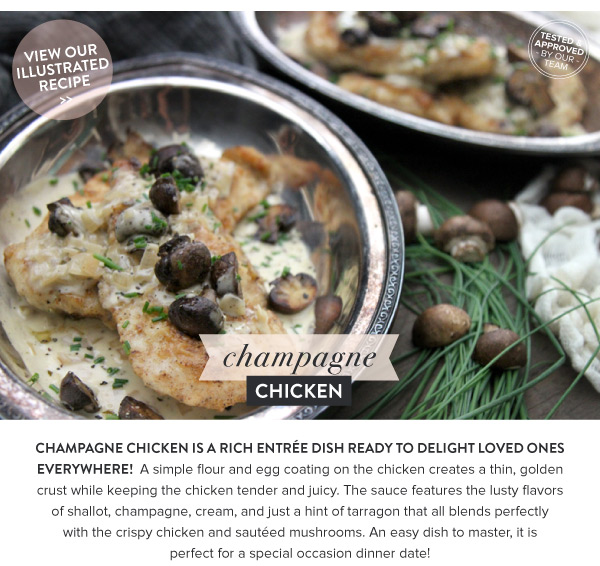 RECIPE: Champagne Chicken