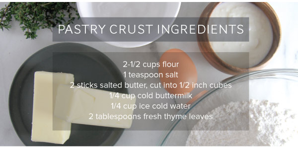 Pastry Crust Ingredients