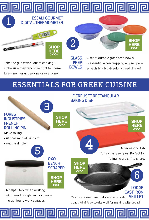 Essentials for Greek Cuisine