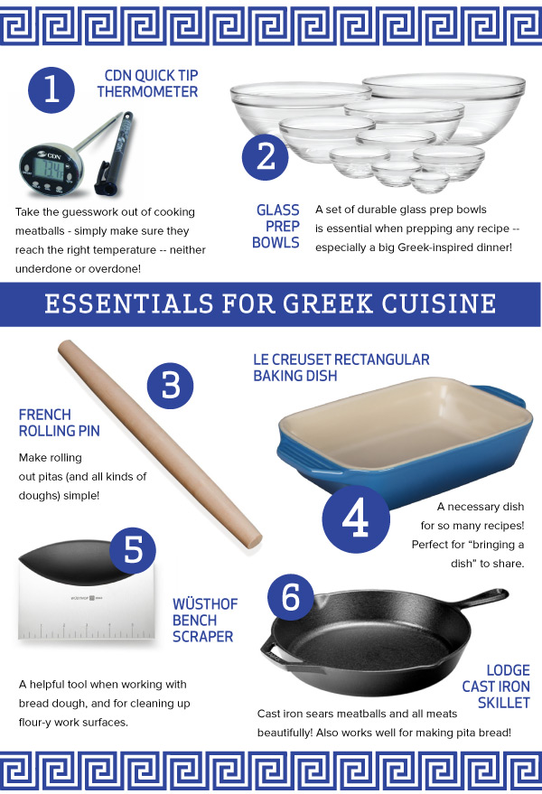 Essentials for Greek Cuisine