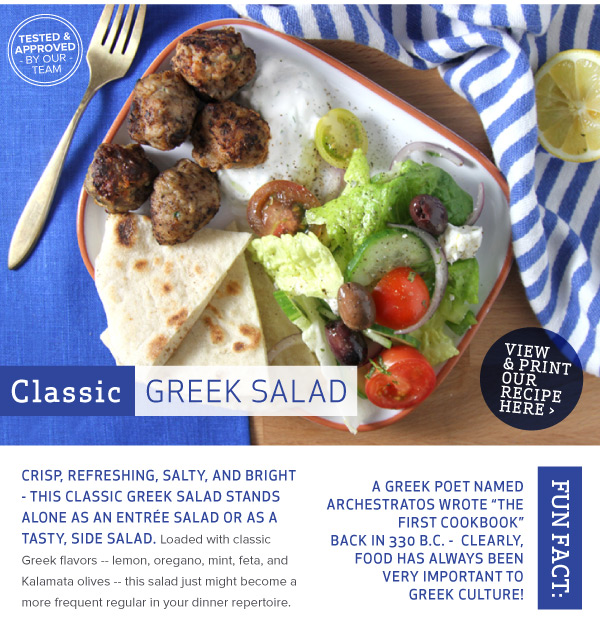 RECIPE: Classic Greek Salad