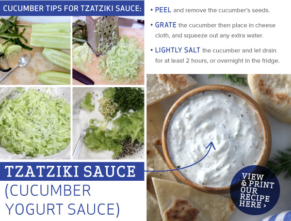 RECIPE: Tzatziki Sauce