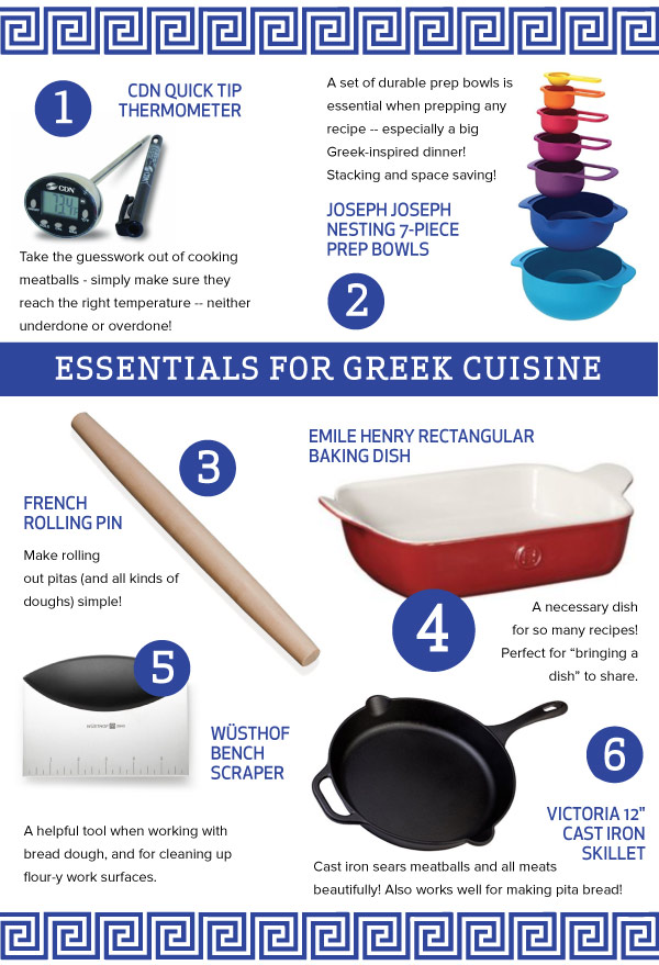 Essentials for Greek Cuisine