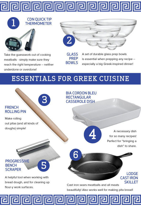 Essentials for Greek Cuisine