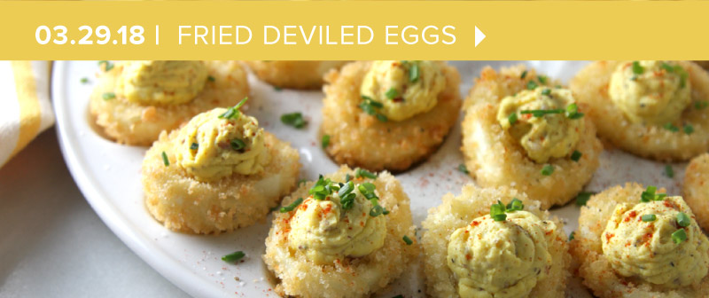 Eggs-traordinary Fried Deviled Eggs