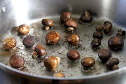 cook mushrooms