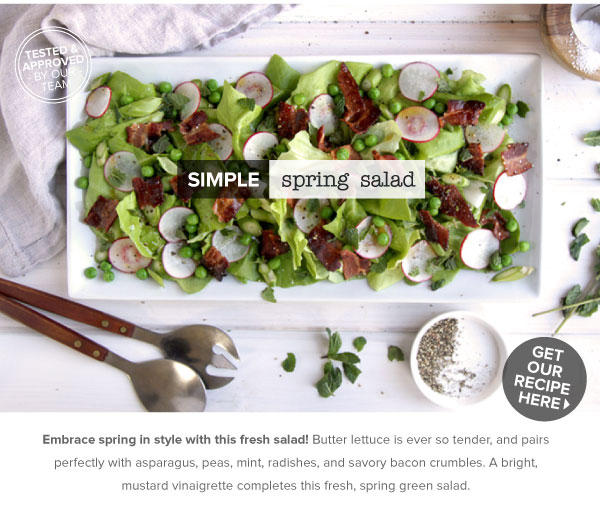 RECIPE: Simple Spring Salad