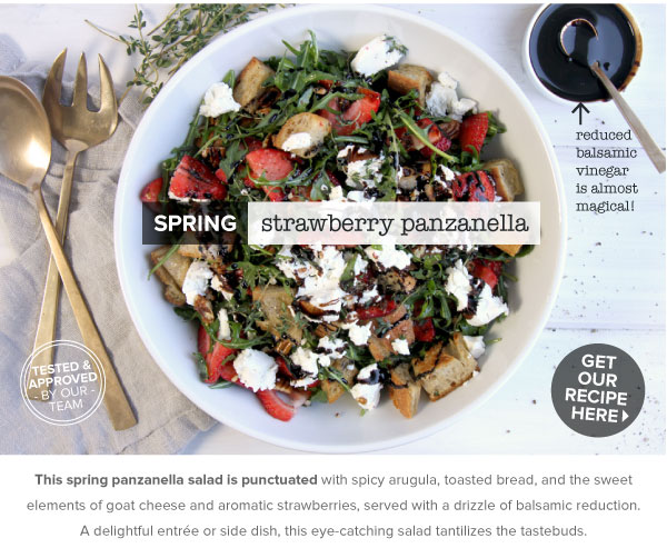 RECIPE: Spring Strawberry Panzanella