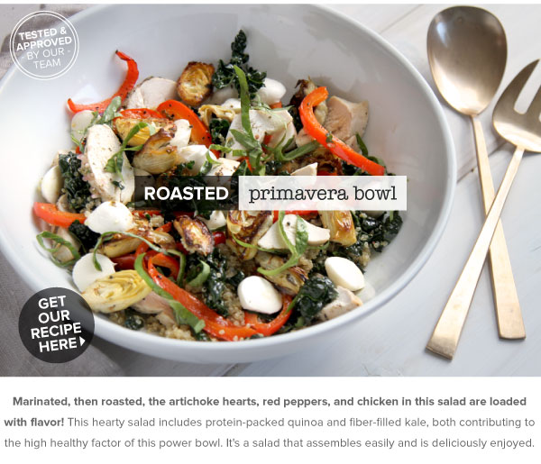 RECIPE: Roasted Primavera Bowl