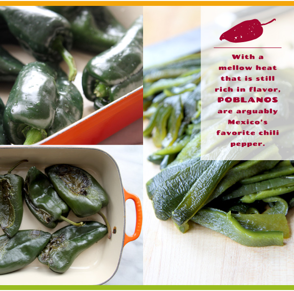 Roasted Poblanos