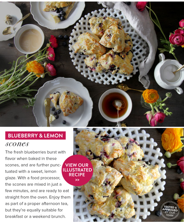 RECIPE: Blueberry and Lemon Scones