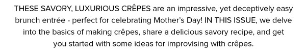 Savory Crepes for Mom