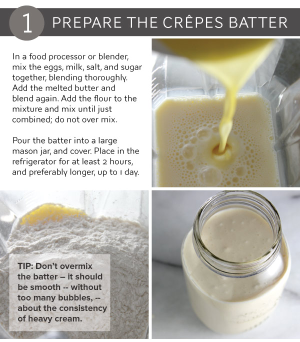 Prepare the Crepes Batter