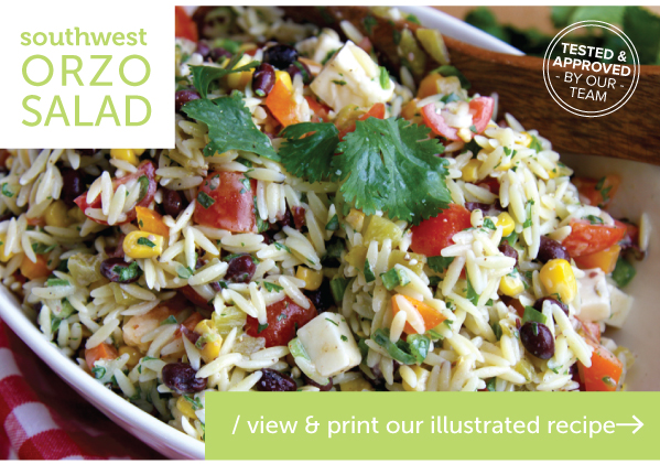 RECIPE: Southwest Orzo Salad