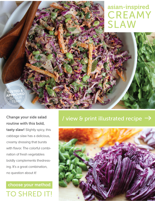 Asian-Inspired Creamy Slaw