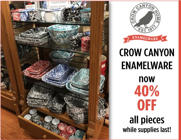 Crow Canyon Enamelware