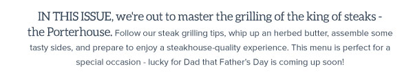 Great Grilling a steakhouse menu for two