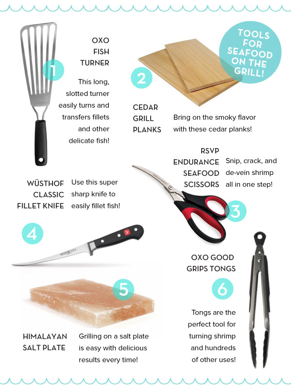 Tools for Grilling Seafood