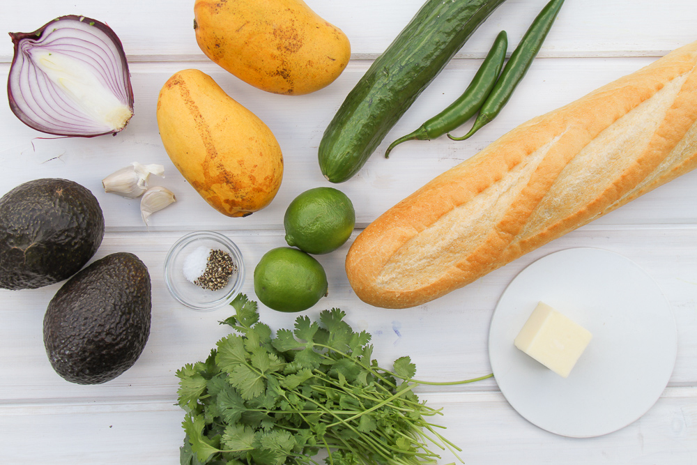 Toast ingredients