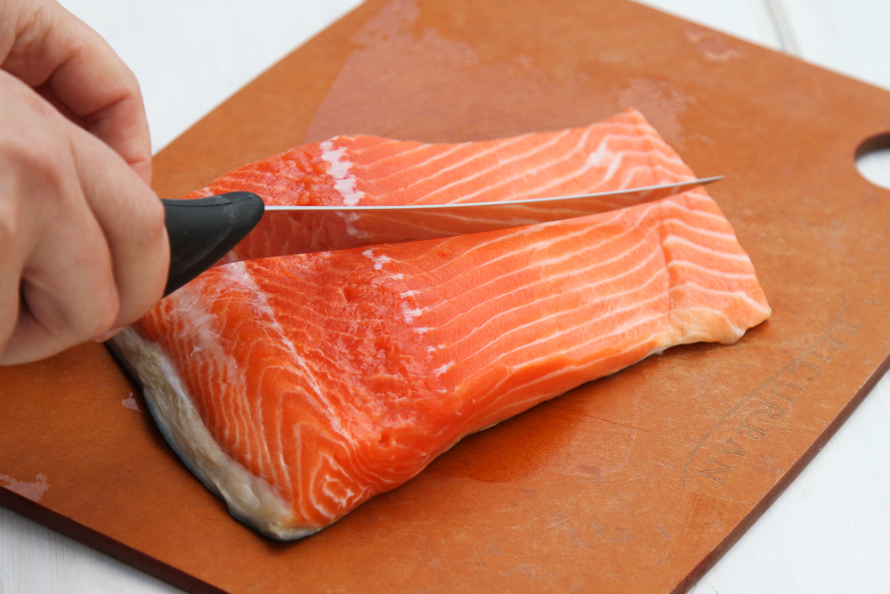 Cut Salmon