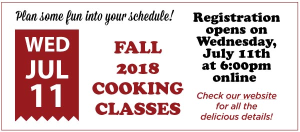 Registration for Fall Classes