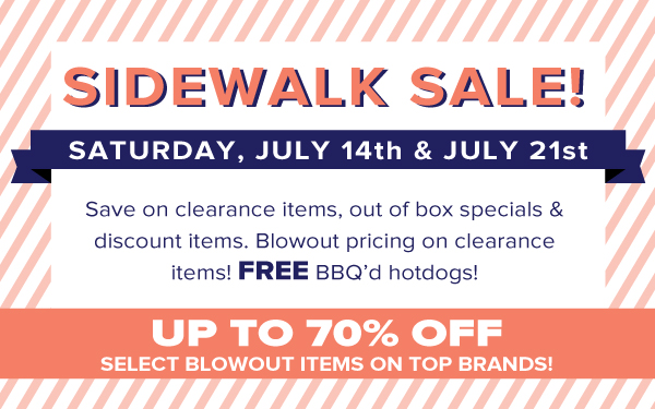 Sidewalk Sale