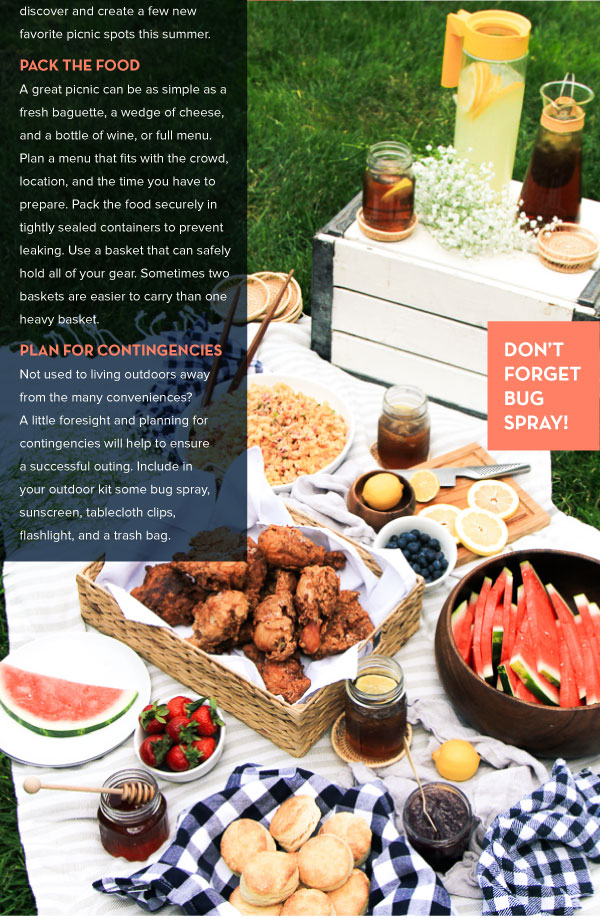 Perfect Picnic Menu