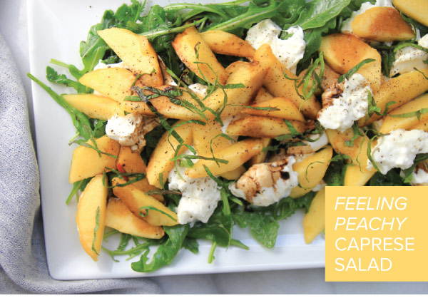 Feeling Peachy Caprese Salad