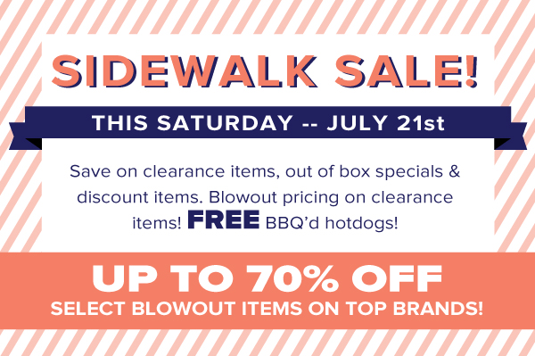 Sidewalk Sale