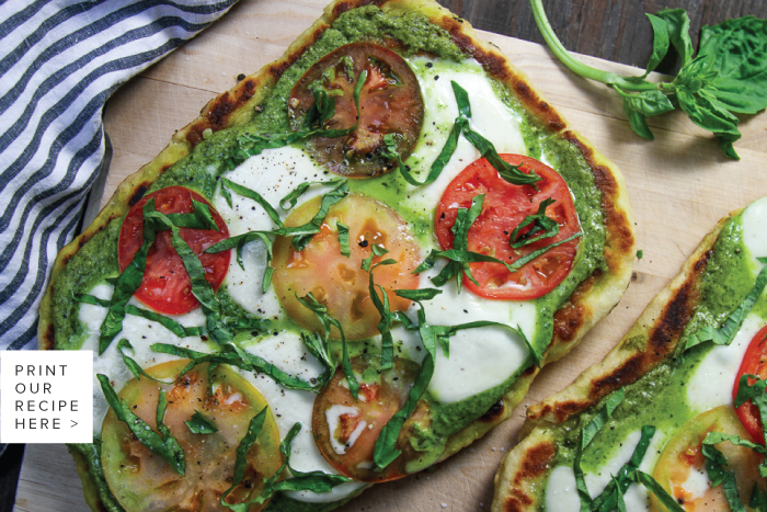 Grilled Pesto Flatbread