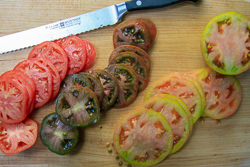 Slicing Tomatoes