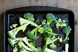 Broccoli ready to roast