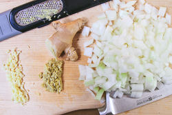 Prepare Ginger, Garlic and Onion